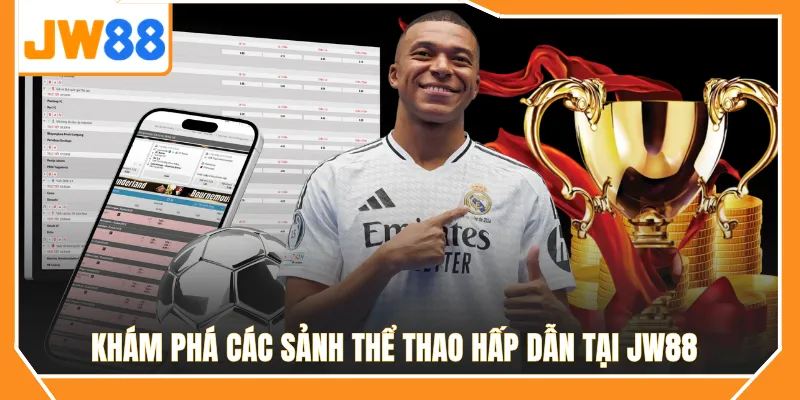 Khám phá các sảnh thể thao hấp dẫn tại JW88