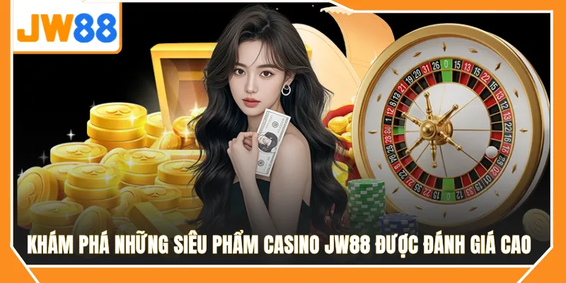 Khám phá những siêu phẩm casino JW88 được đánh giá cao